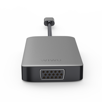 Wiwu Alpha 513HVP Type-C VGA Adaptörü Gri