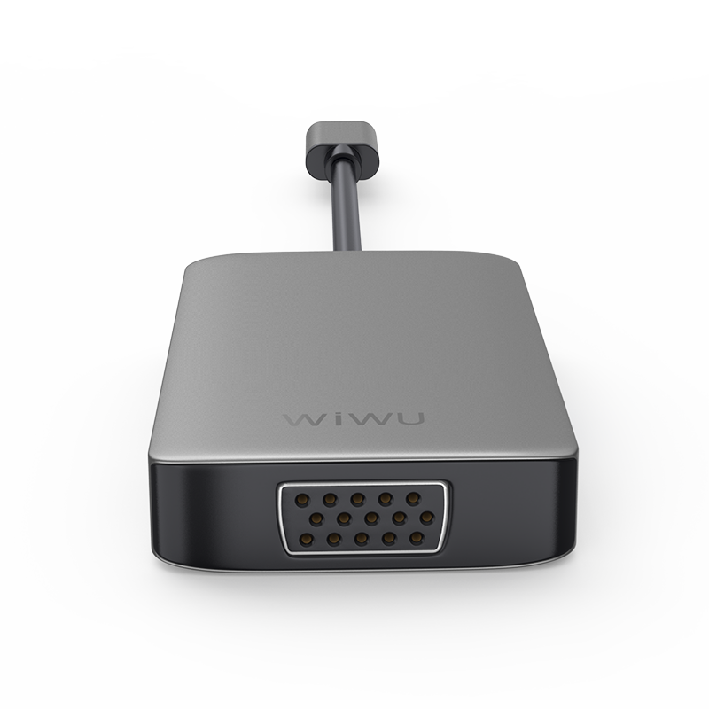 Wiwu Alpha 513HVP Type-C VGA Adaptörü Gümüş