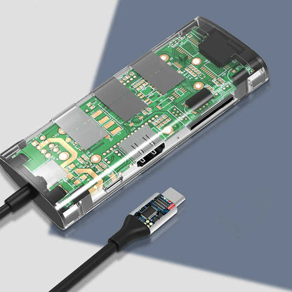 Wiwu Alpha 731HP Type-C Hub Gri