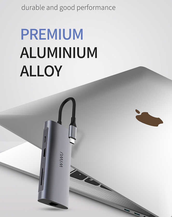 Wiwu Alpha 831HRT Type-C Hub Gri