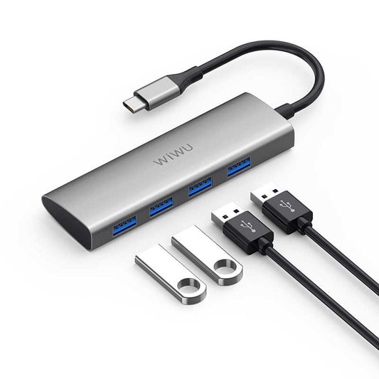Wiwu Alpha A440 Type-C Hub Gümüş
