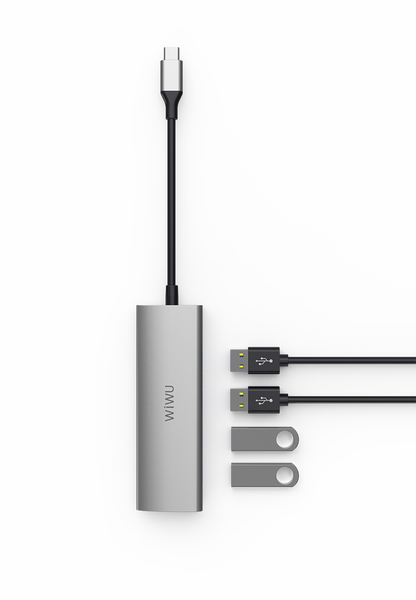 Wiwu Alpha A440 Type-C Hub Gümüş