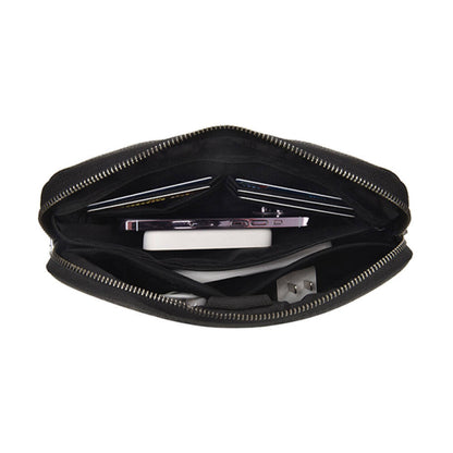 Wiwu Alpha Parmak İzi Kilitli Aksesuar El Çantası Siyah