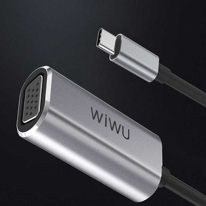 Wiwu Alpha Type-C to VGA Adaptörü Gri