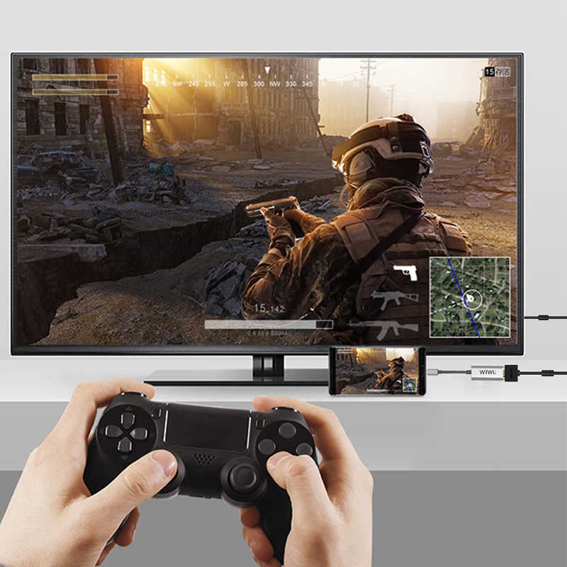 Wiwu Alpha Type-C to VGA Adaptörü Gri