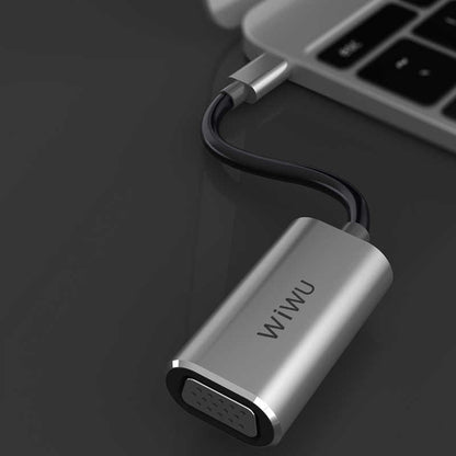 Wiwu Alpha Type-C to VGA Adaptörü Gri