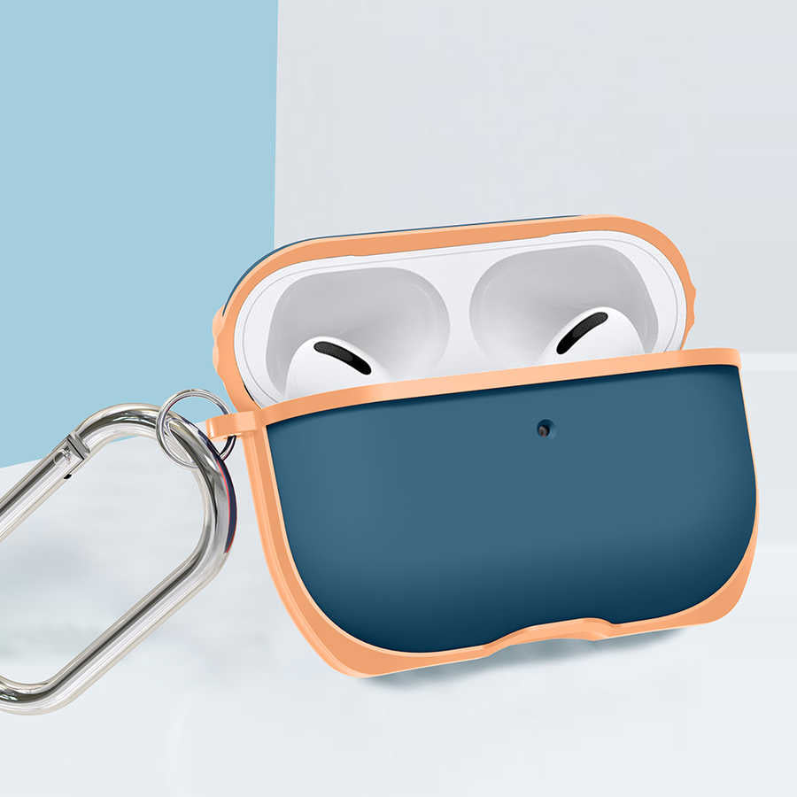 Wiwu APC002 Airpods Pro Kılıf Turuncu-Koyu Yeşil