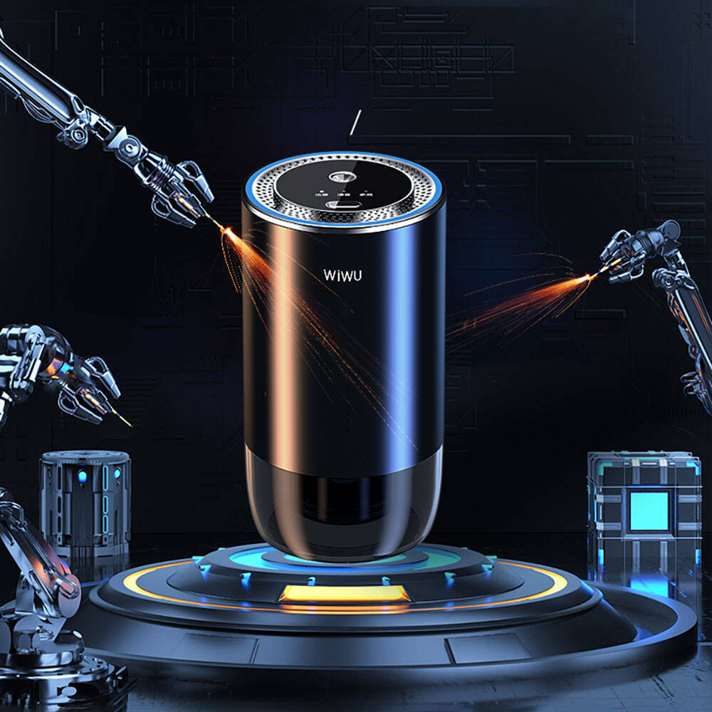 Wiwu AR-001 Hava Nemlendirici ve Temizleyici Akıllı Araç Koku Makinesi Siyah