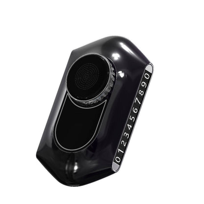 Wiwu AR-002 Solar Dönebilen Aroma Terapi Kokulu Araç Park Numaratörü Siyah