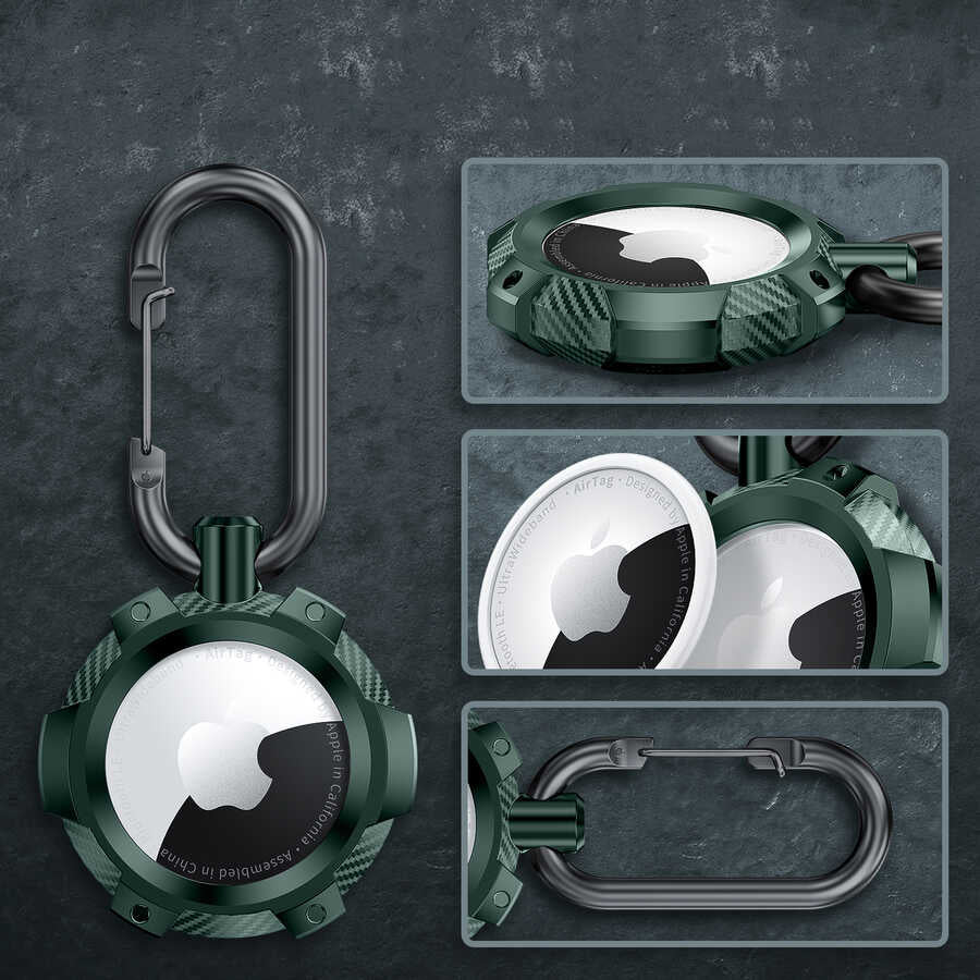 Wiwu Armor Kılıf Airtag Anahtarlık Siyah