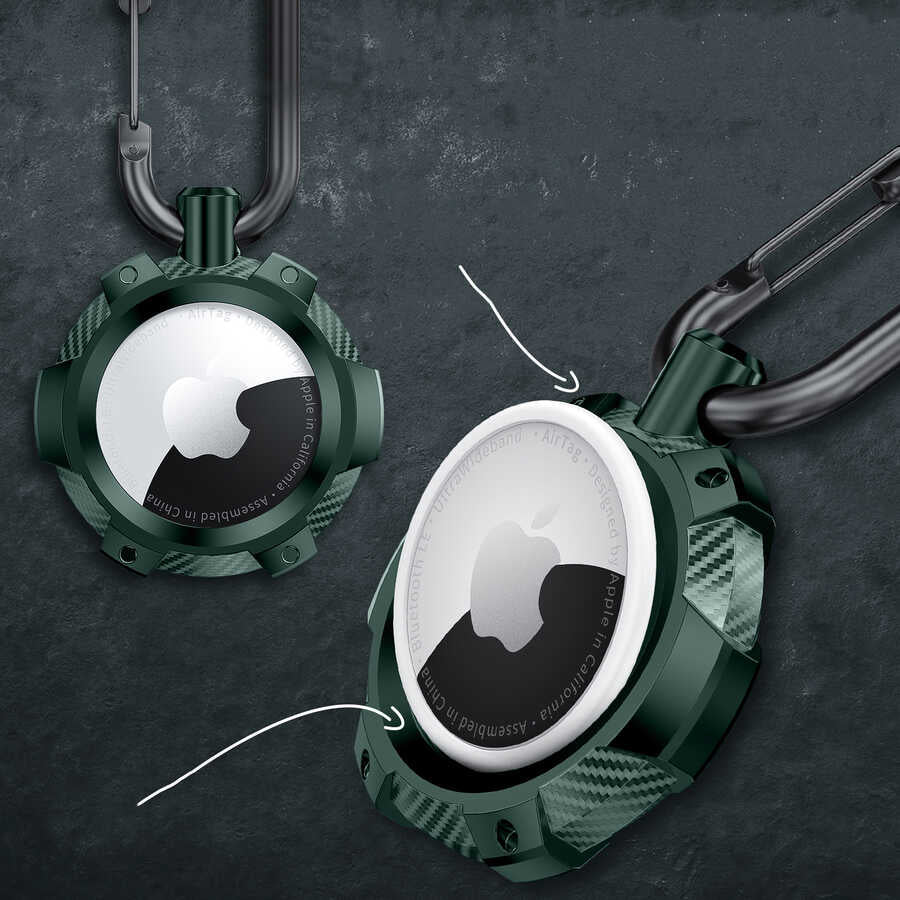 Wiwu Armor Kılıf Airtag Anahtarlık Beyaz