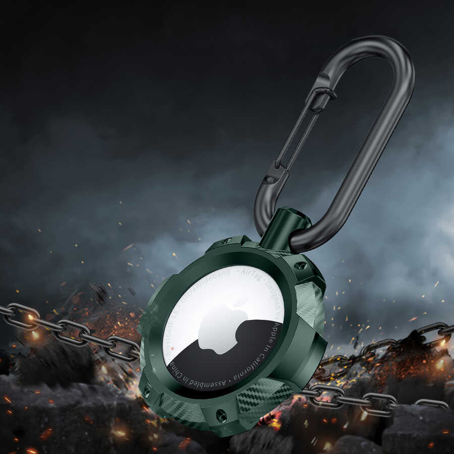 Wiwu Armor Kılıf Airtag Anahtarlık Beyaz