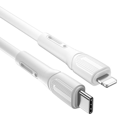 Wiwu Armor Wİ-C005 Kablo Ucu Korumalı Tasarım 20W Hızlı Şarj Özellikli Type-C to Lightning PD Kablo 1M Siyah