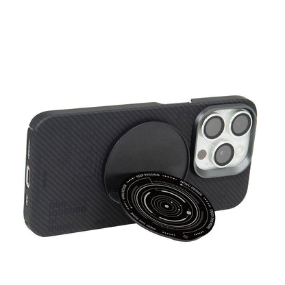 Wiwu B2 Magnetik Özellikli Keep Passion Tasarımlı Parmak Ring Stand Siyah