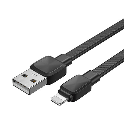Wiwu Bravo Wİ-C003 Yassı Tasarım Lightning Usb Kablo 1M Beyaz