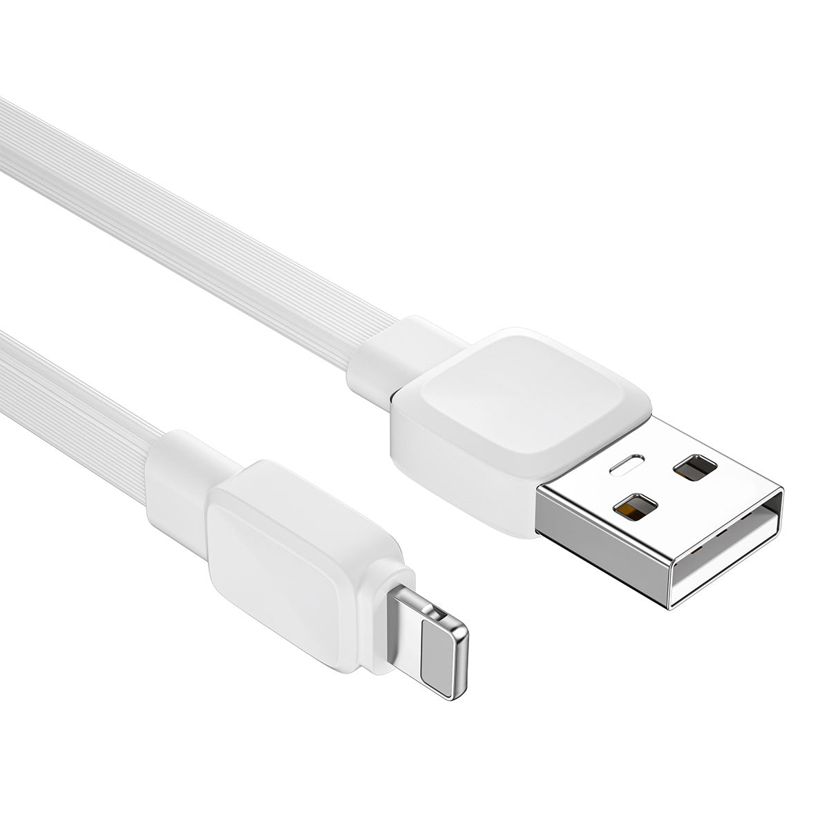 Wiwu Bravo Wİ-C003 Yassı Tasarım Lightning Usb Kablo 1M Siyah