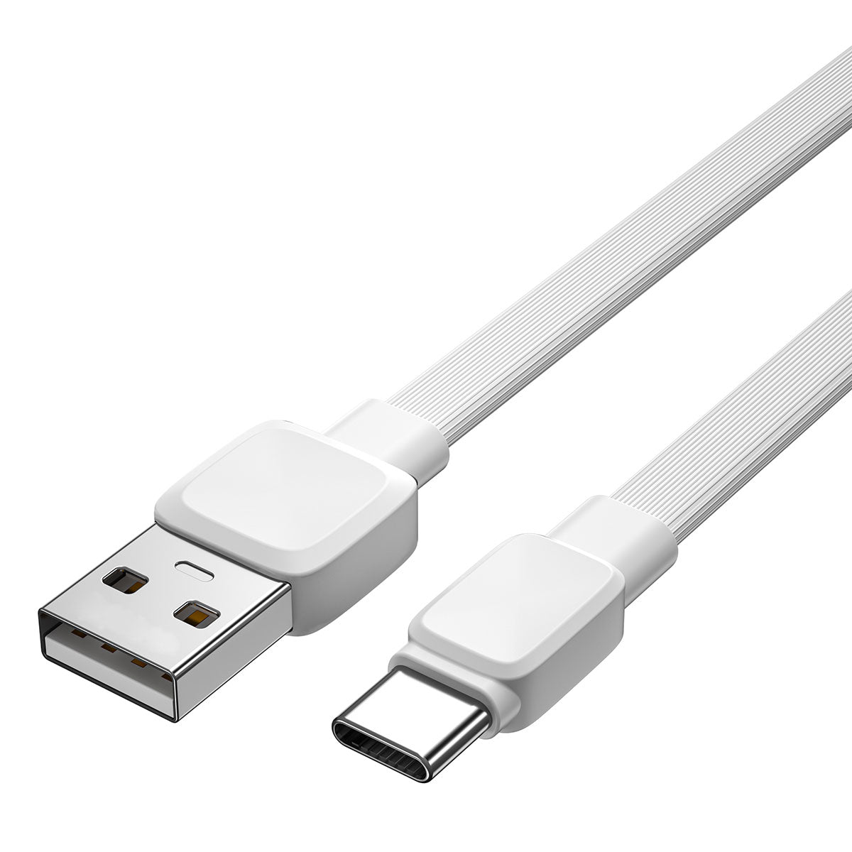 Wiwu Bravo Wİ-C003 Yassı Tasarım Type-C Usb Kablo 1M Beyaz