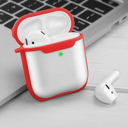 Wiwu Bumper 2 in 1 Airpods Kılıf Kırmızı