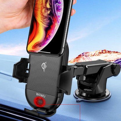 Wiwu CH-302 Liberator Wireless Araç Telefon Tutucu Siyah