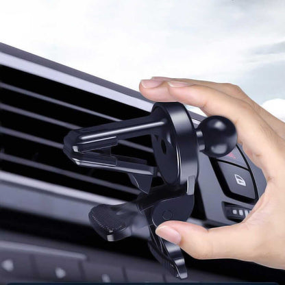 Wiwu CH-307 Liberator Wireless Charging Mount Araç Telefon Tutucu Siyah