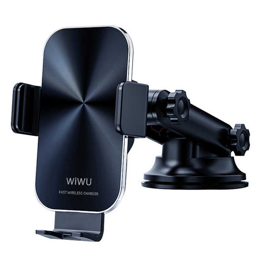 Wiwu CH-307 Liberator Wireless Charging Mount Araç Telefon Tutucu Siyah