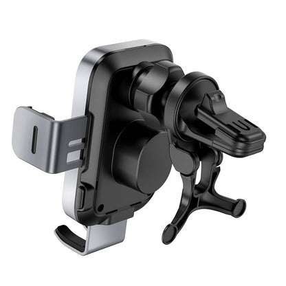 Wiwu CH-313 Kablosuz Şarj Özellikli Uzayabilen Vantuzlu Araç İçi Telefon Tutucu Siyah