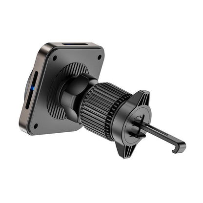 Wiwu CH-318 Magneto Serisi M-safe Şarj Özellikli Havalandırma Tasarım Araç Telefon Tutucu Siyah