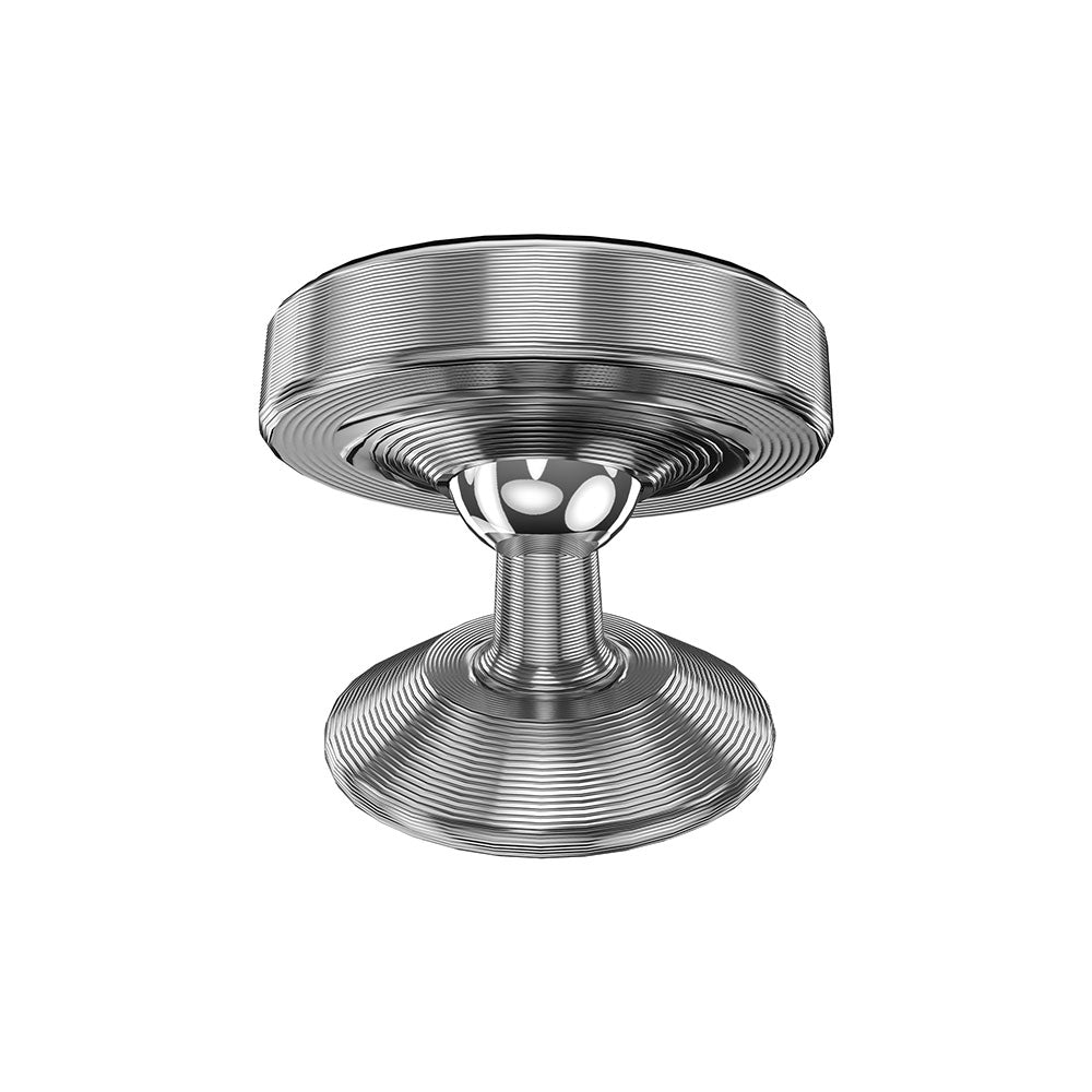 Wiwu CH003 360 Derece Dönebilen Magnetik Düz Zemin Versiyon Araç Telefon Tutucu Gri