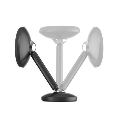 Wiwu CH004 360 Derece Dönebilen Magnetik Düz Zemin Versiyon Araç Telefon Tutucu Siyah