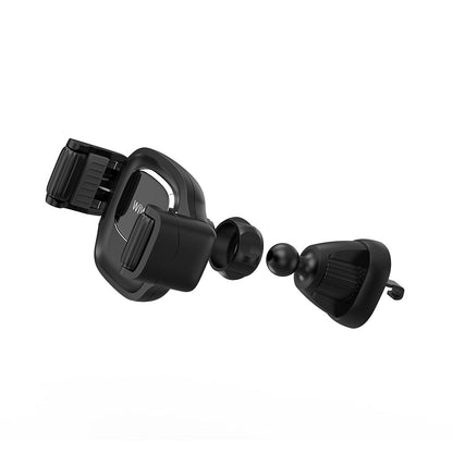 Wiwu CH009 Otomatik Mekanizmalı Havalandırma Tasarım Araç Telefon Tutucu Siyah