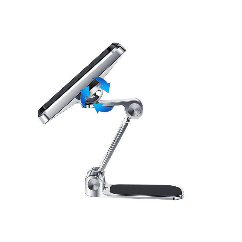 Wiwu CH023 360 Derece Dönebilen Magnetik Düz Zemin Versiyon Araç Telefon Tutucu Gümüş