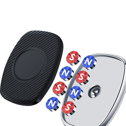 Wiwu CH024 360 Derece Dönebilen Magnetik Düz Zemin Versiyon Araç Telefon Tutucu Gümüş