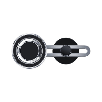 Wiwu CH025 360 Derece Dönebilen Magnetik Düz Zemin Versiyon Araç Telefon Tutucu Gümüş