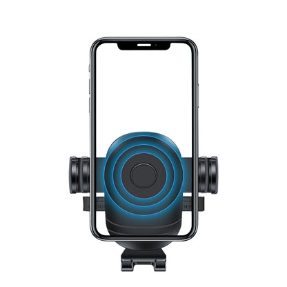 Wiwu CH028 360 Derece Dönebilen Otomatik Mekanizmalı Düz Zemin Versiyon Araç Telefon Tutuc Siyah