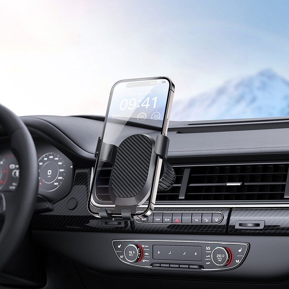 Wiwu CH031 Havalandırma Tasarım Araç Telefon Tutucu Siyah