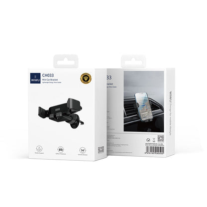 Wiwu CH033 Havalandırma Tasarım Araç Telefon Tutucu Siyah