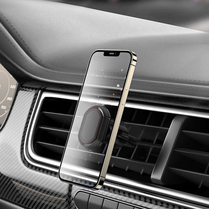 Wiwu CH040 360 Derece Dönebilen Havalandırma Tasarım Magnetik Araç Telefon Tutucu Siyah