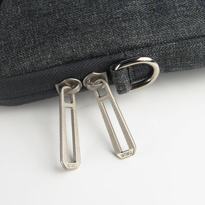 Wiwu City Commuter Serisi 13.3 inç Çapraz Vücut Askılı Laptop Çantası Siyah