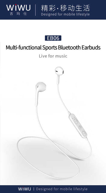 Wiwu Ear Zero Bluetooth Kulaklık Beyaz