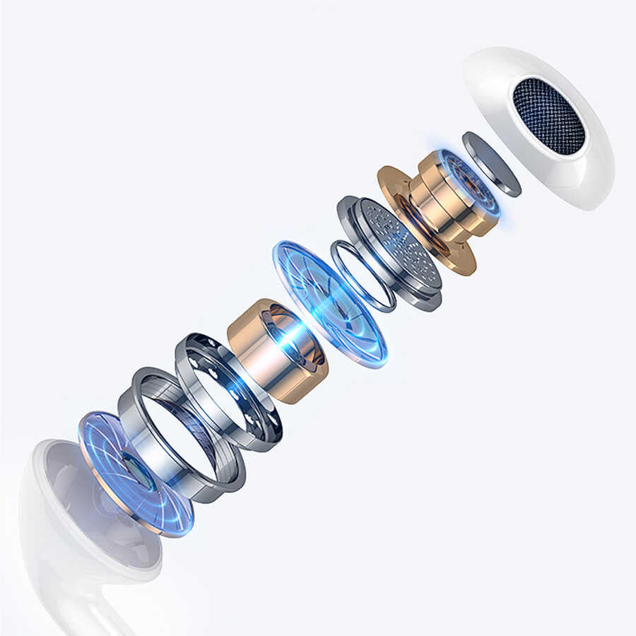 Wiwu Earbuds 302 Tak Çalıştır Lightning Kulaklık Beyaz