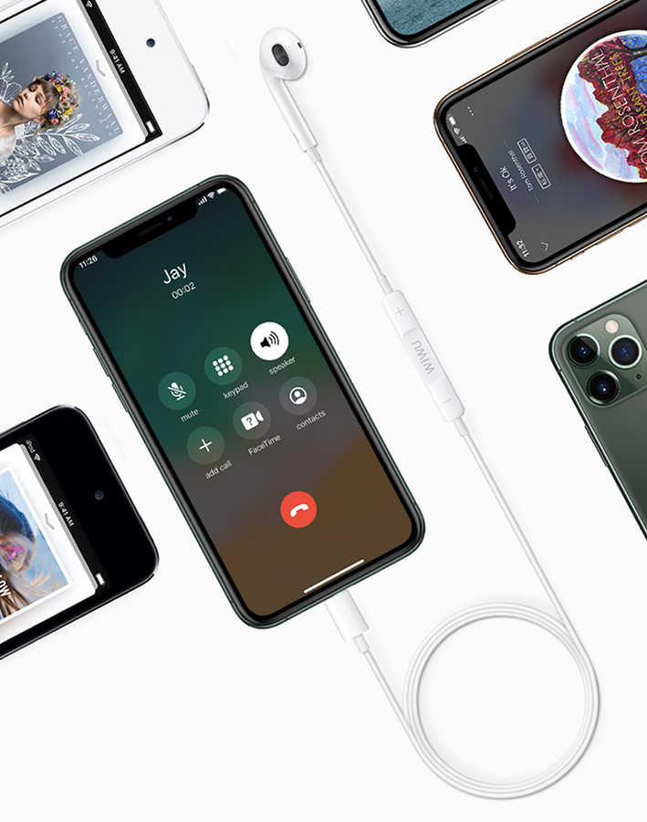 Wiwu Earbuds 303 Lightning Kulaklık Beyaz