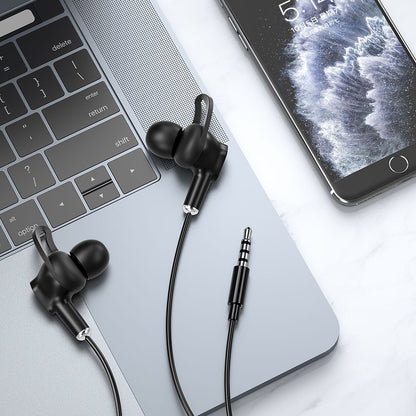 Wiwu EB309 Hi-Fi Ses Kaliteli 3.5mm Kulakiçi Kulaklık Siyah