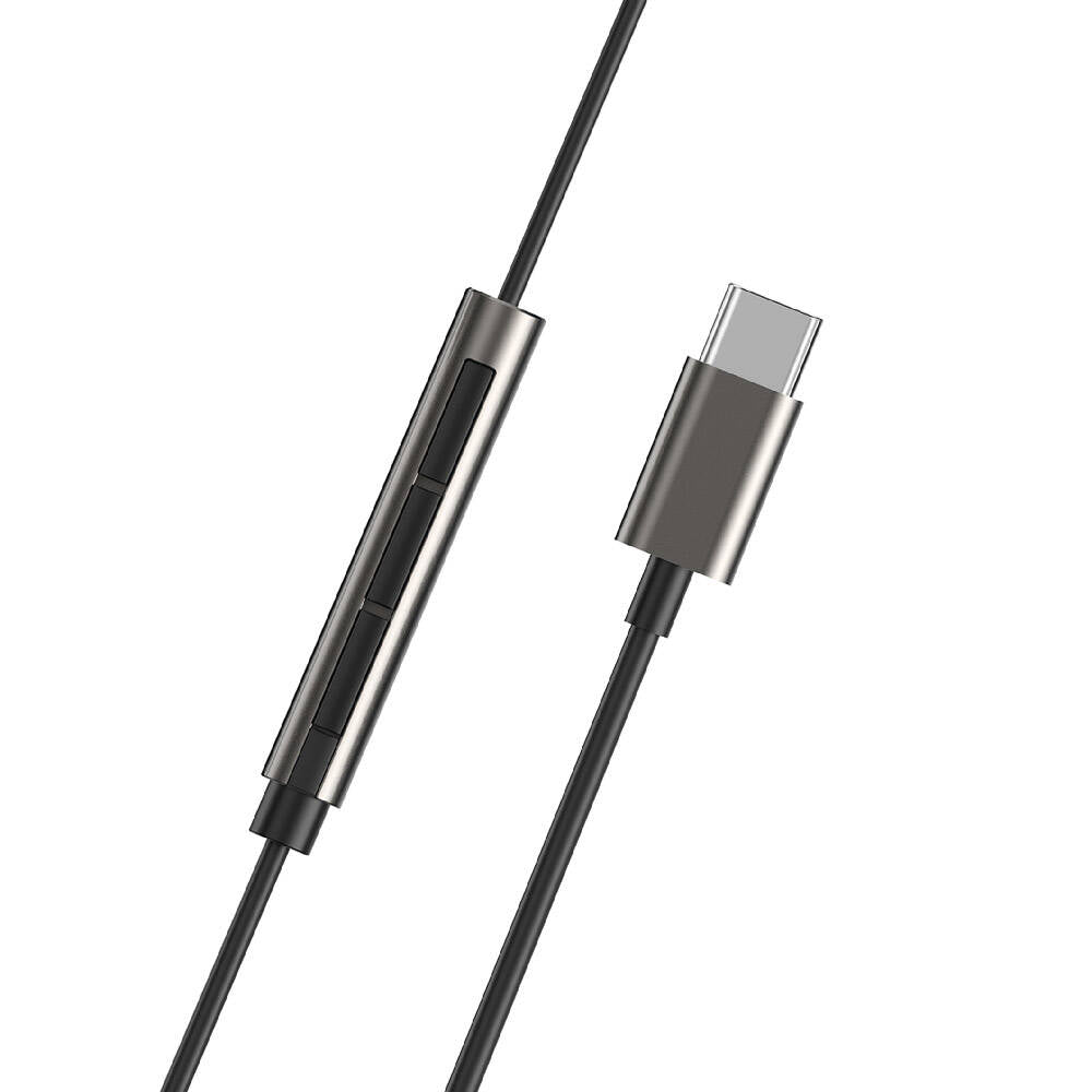 Wiwu EB316 Hi-Fi Ses Kaliteli Type-C Kulakiçi Kulaklık Siyah