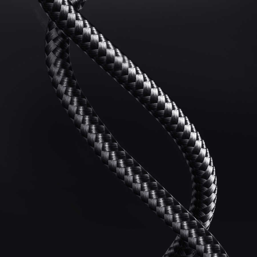 Wiwu ED-106 2 in 1 USB A- Type-C to Type-C Elite Data Kablo Siyah