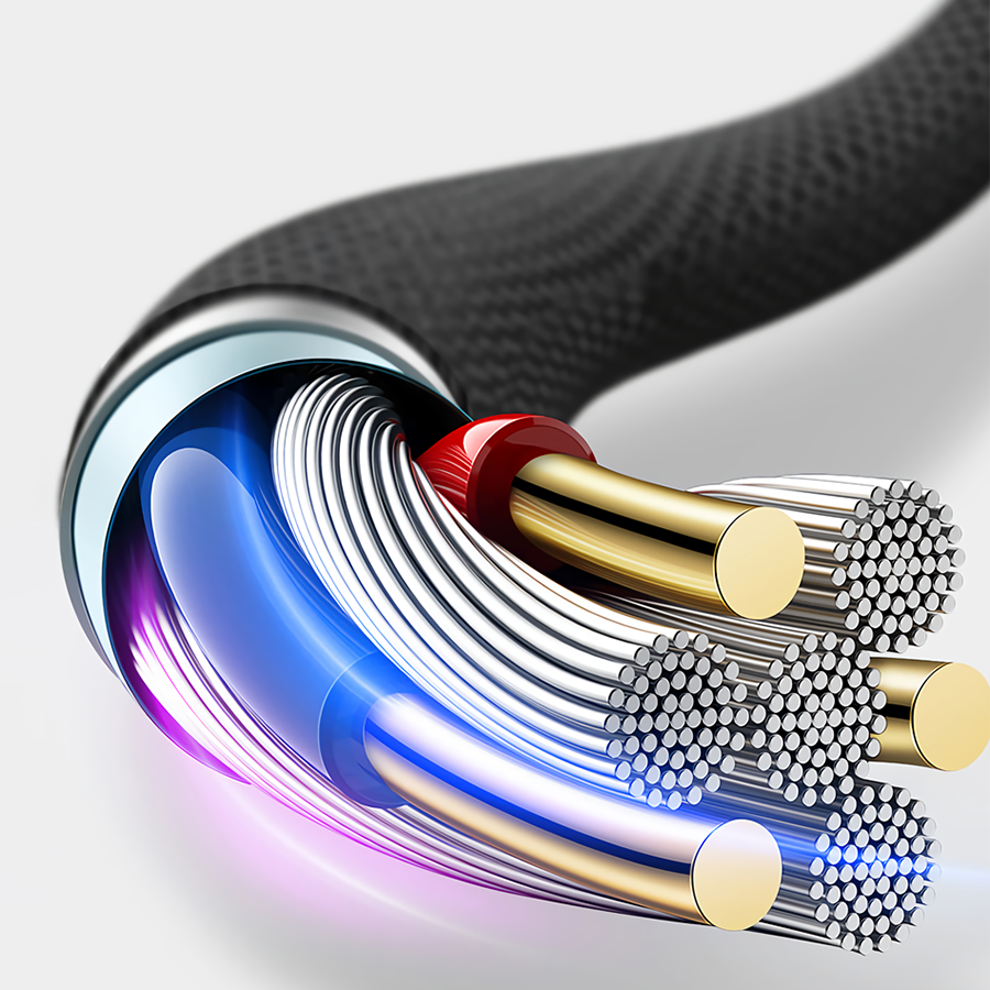 Wiwu Elite ED-100 Lightning Usb Kablo 3M Siyah