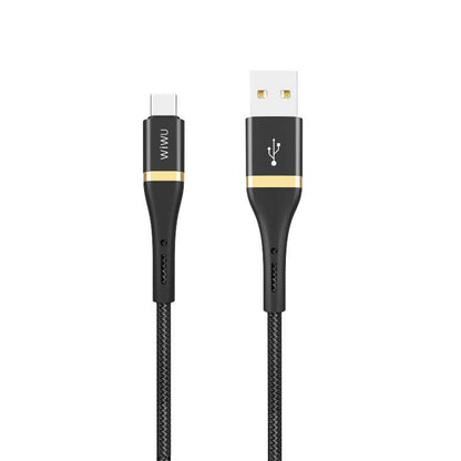 Wiwu Elite ED-101 Type-C Usb Kablo 1.2M Siyah