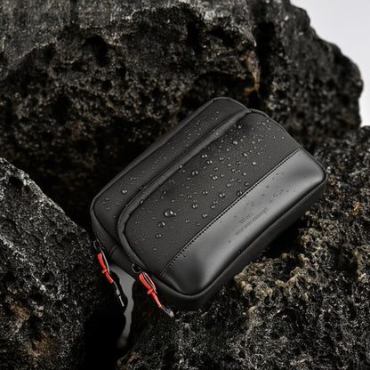 Wiwu Essen Serisi Suya Dayanıklı 1200D Polyester Kumaş Çapraz Vücut Çantası Siyah