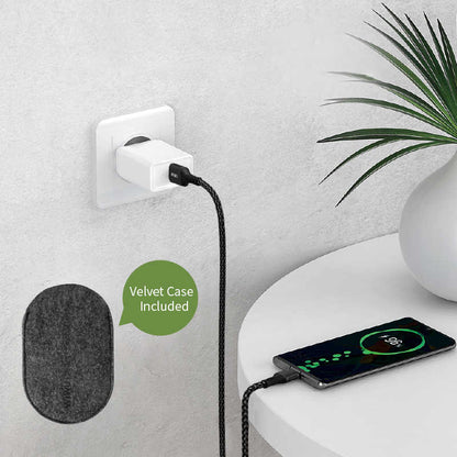 Wiwu F12 Kablo Phaeton Type-C Usb Kablo Siyah