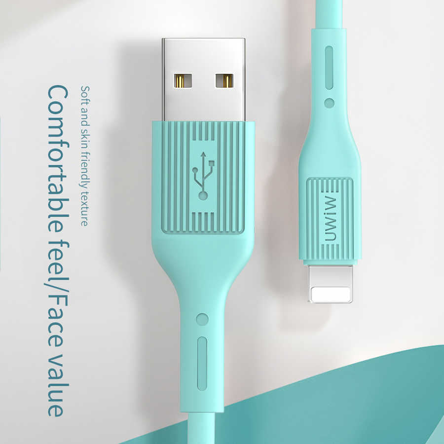 Wiwu G60 Vivid Lightning Usb Kablo Beyaz
