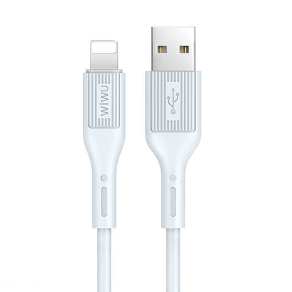 Wiwu G60 Vivid Lightning Usb Kablo Beyaz